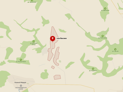 с. Высокое.